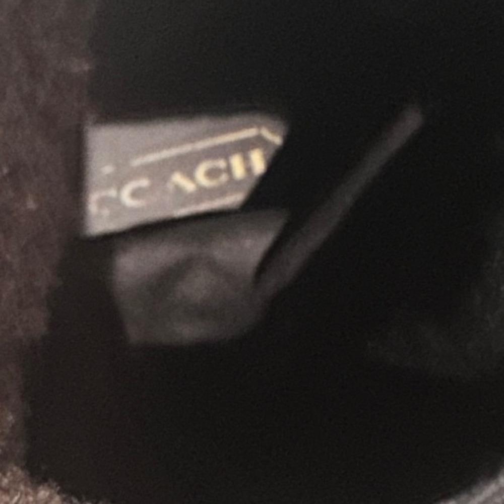 Coach‎ Kally Signature Suede Winter Boots Women Brown Khaki Faux Fur Good 6.5 B - Picture 11 of 16